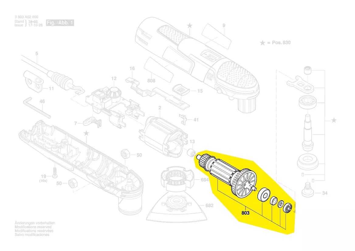 Induit BOSCH réf. 1 604 010 B5G